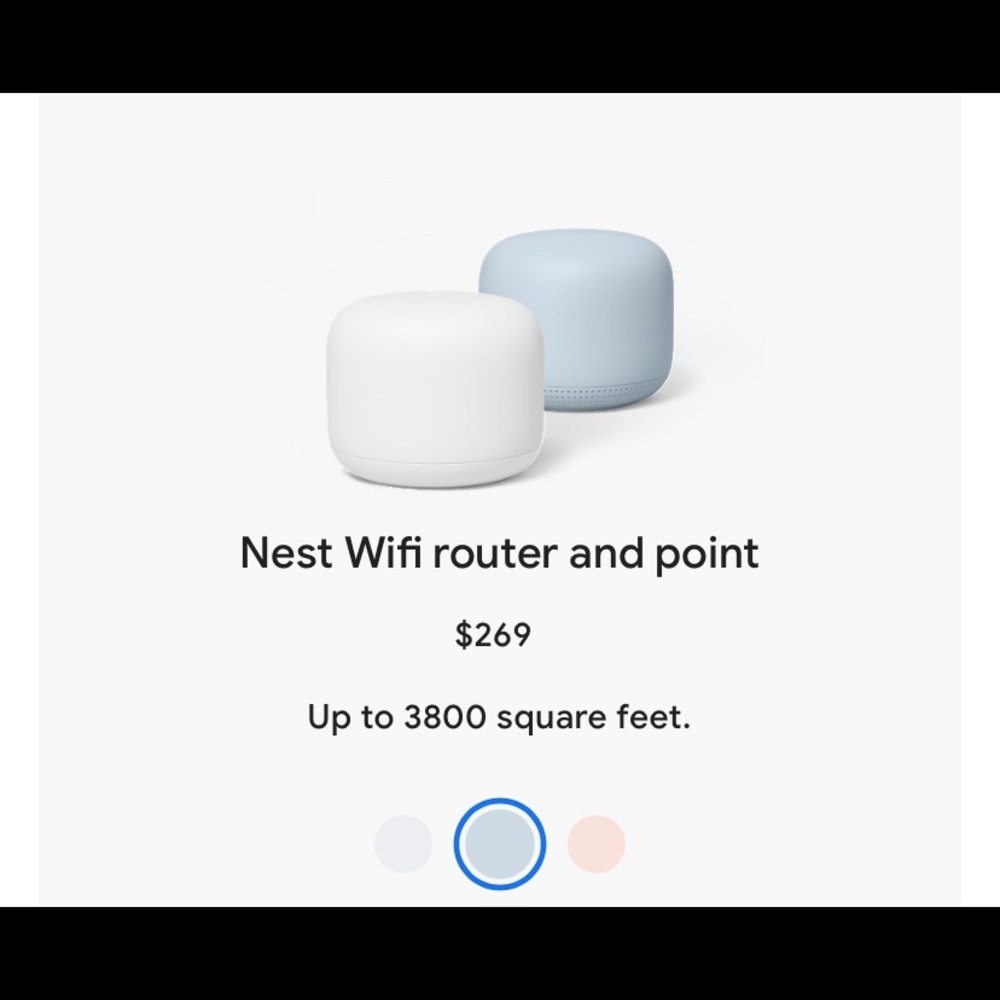 Google Nest Router and Point